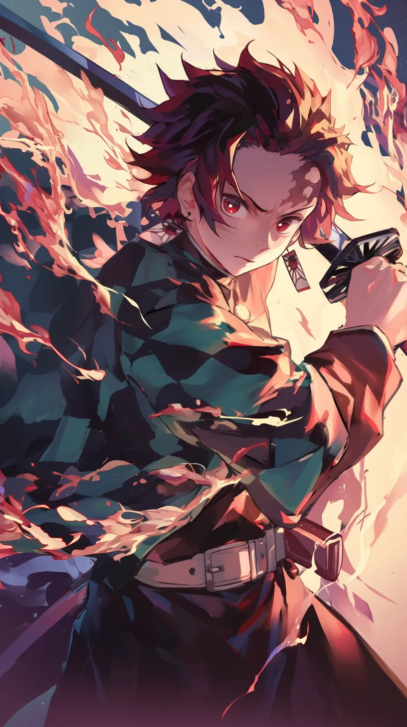 One boy, Kamado Tanjirou, from Demon Slayer.