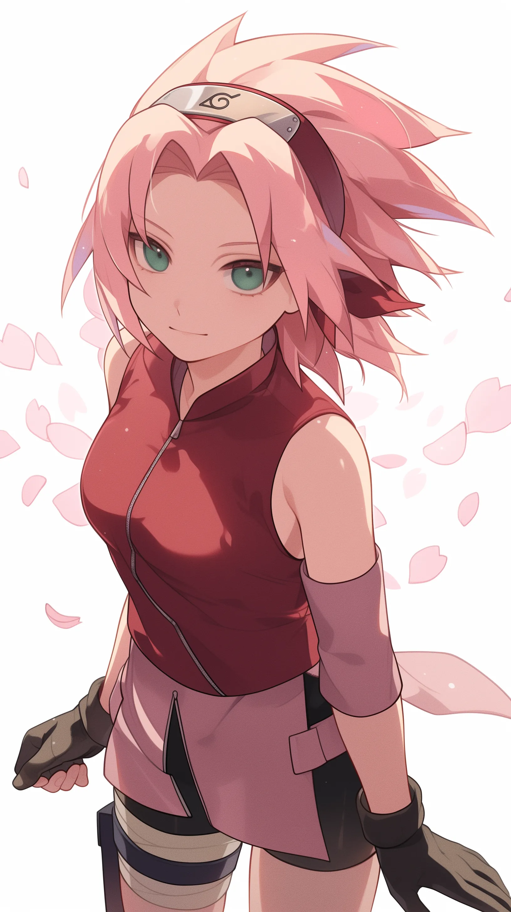 Haruno Sakura from Naruto, a youthful character.