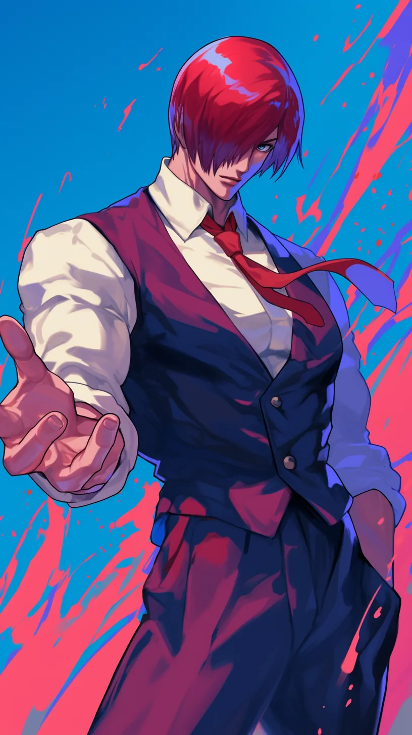 Iori Yagami from The King of Fighters '97.