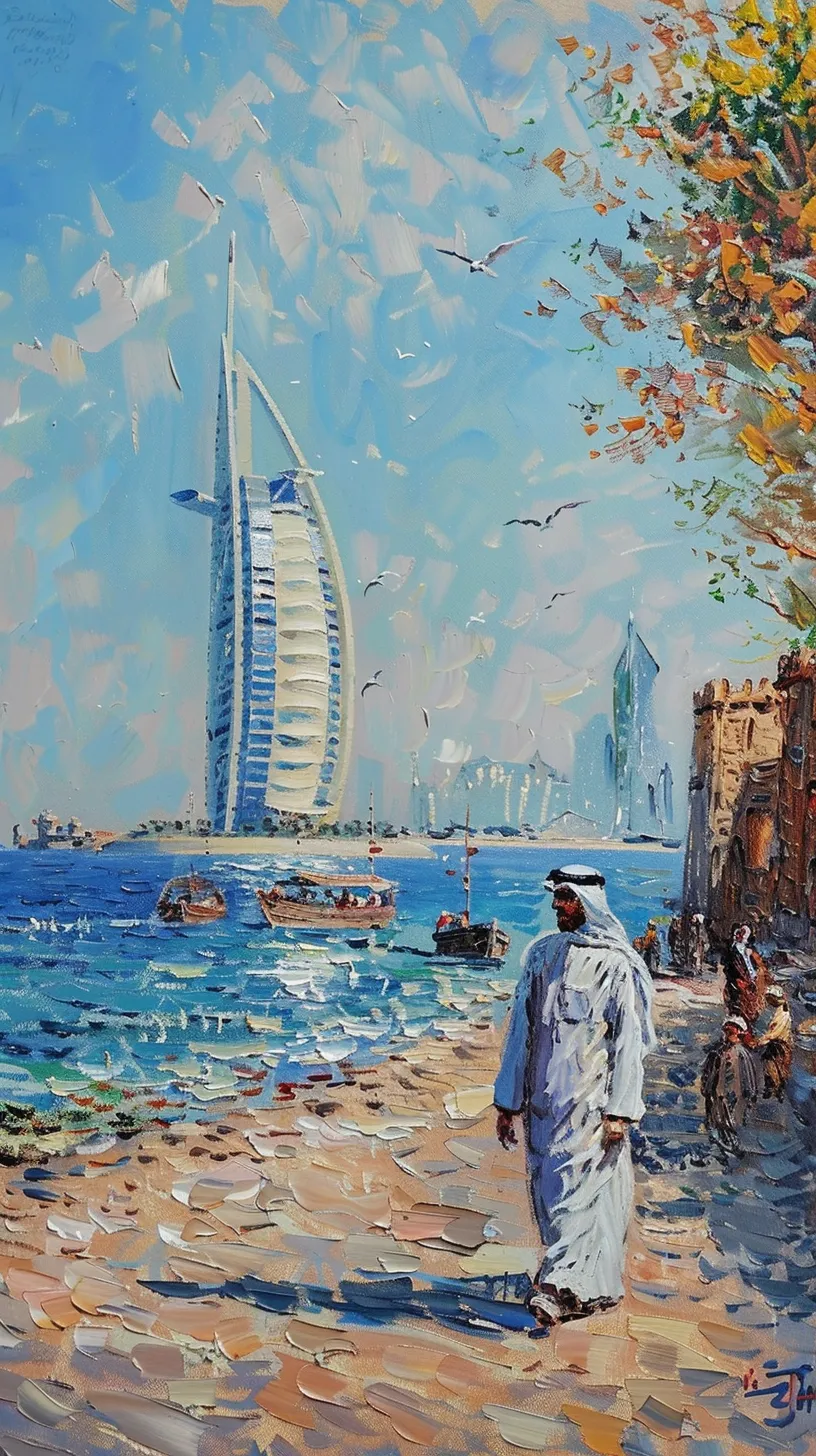 Dubai as Seen by Claude Monet