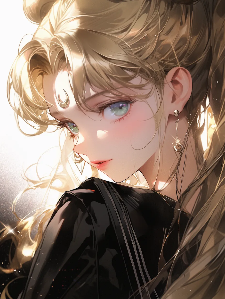 Beautiful girl, sailor outfit, stunning and charming, with long, shiny hair. Exceptionally pretty, showcasing a striking contrast of light and shadow in an anime style. Two-dimensional profile view, focusing on the upper body, ultra-clear and detailed, with the highest quality and top-notch resolution.