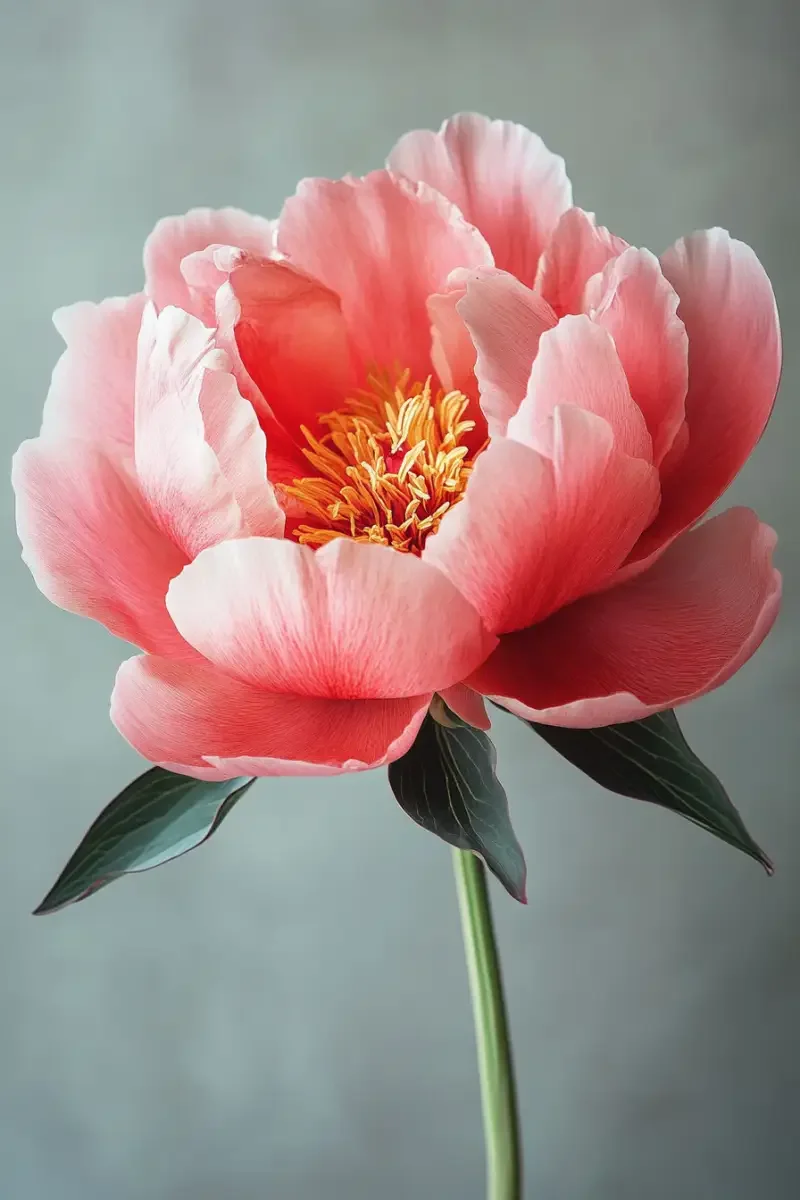 A peony flower --v 6.1 --ar 2:3