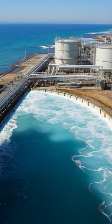 In this image, we see the scene of Fukushima nuclear wastewater pouring into the sea. The blue sea stretches into the distance, blending with the sky. The surface of the sea is undulating, gently lapping against the shore. Near the Fukushima nuclear power plant, a huge pipeline injects the liquid mixed with nuclear wastewater into the ocean. This sewage appears faintly fluorescent green under the sunlight, causing unease. In this scene, we can see some subtle details. Fish swim in the nuclear wastewater, shimmering with eerie luminescence, as if from an unknown world. Seabirds hover above, trying to capture the peculiar smell rising from the water. In the distance, a small fishing boat is working hard, showing their confusion and concerns about the nuclear wastewater issue. This painting brings us deep thoughts. It presents the harsh reality of an environment polluted by human activities, prompting us to think about how to deal with the complex problem of nuclear wastewater. Through this image, we should realize the importance of protecting marine ecosystems and the role each of us can play in reducing negative impacts on the environment. --ar 1:2 --style raw --v 5.2