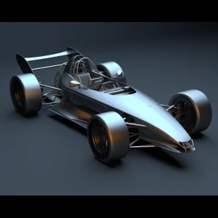 Sleek and stylish race car. --ar 1:1 --style raw --v 5.2